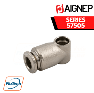 Aignep - 57505-SINGLE BANJO BODY (ADJUSTABLE RESTRICTOR VALVES M5)