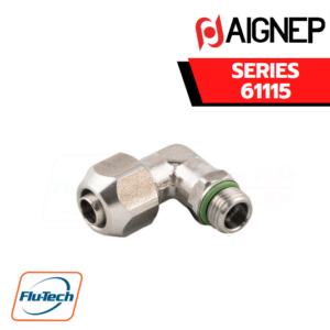 Aignep - 61115 -ORIENTING ELBOW MALE ADAPTOR (PARALLEL)