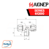 Aignep - 61200 -TEE MALE ADAPTOR (TAPER)-CENTRE LEG