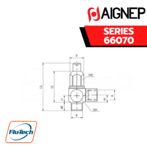 Aignep - 66070-ORIENTING FLOW REGULATOR FOR CYLINDER