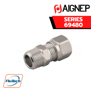 Aignep - 69480-STRAIGHT MALE ADAPTOR