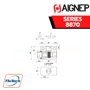 Aignep - 8870-IN-LINE “OR” LOGIC ELEMENT