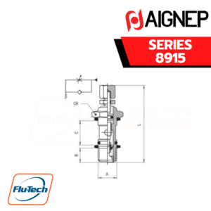 Aignep - 8915-FLOW REGULATOR FOR VALVE, MANUAL REGULATION
