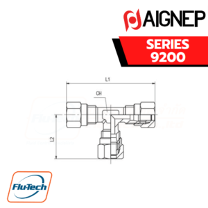 Aignep - 9200 - TEE CONNECTOR