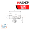 Aignep - 9230 - TEE MALE ADAPTOR OFF SET LEG