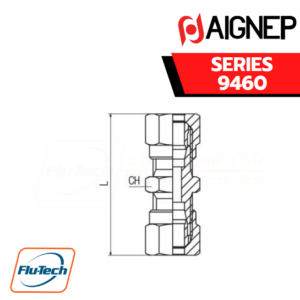 Aignep - 9460 - STRAIGHT CONNECTOR