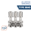 Burkert - Type 8840 - Modular Process Valve Cluster - Distribution and Collecting Flu-Tech Thailand Authorized Distributor