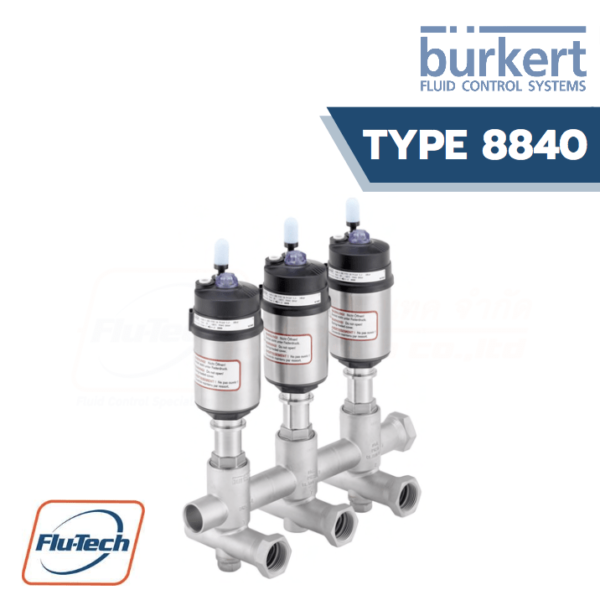 Bürkert - Type 8840 - Modular Process Valve Cluster - Distribution and Collecting - Flu-Tech Thailand