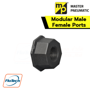 Master Pneumatic - 350 and 380 Series Modular Male and Female End Ports