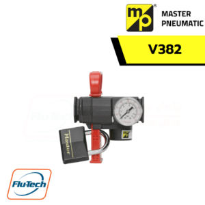 Master Pneumatic - V382 Manual Control High Flow-Exhaust Lockout Valve