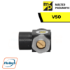 Master Pneumatic - V50 Right Angle Flow Control 1-8, 1-4, 3-8, 1-2 and Tube Fittings