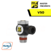 Master Pneumatic - V50 Right Angle Flow Control 1-8, 1-4, 3-8, 1-2 and Tube Fittings