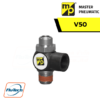 Master Pneumatic - V50 Right Angle Flow Control 1-8, 1-4, 3-8, 1-2 and Tube Fittings