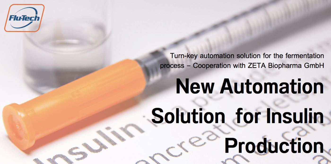 New Automation Solution for Insulin Production Article - Burkert Thailand Authorized Distributor Flu-Tech