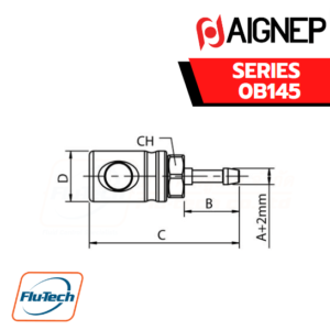 AIGNEP - 0B145 SAFETY SOCKET FOR RUBBER HOSE