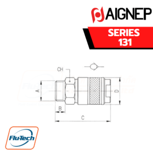AIGNEP - 131 Series MALE SOCKET