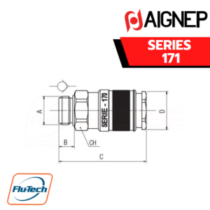 AIGNEP - 171 Series MALE SOCKET