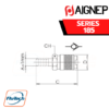 AIGNEP - 185 Series SOCKET WITH REST FOR RUBBER HOSE FOR SHUTTER PLUG