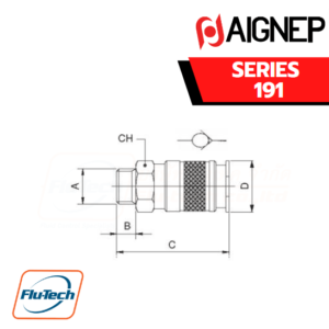 AIGNEP - 191 Series MALE MULTISOCKET