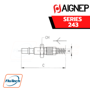 AIGNEP - 243 Series COMPRESSION PLUG WITH SPRING