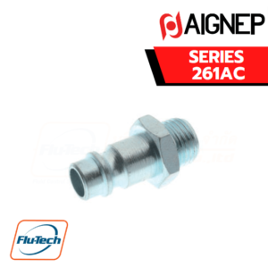 AIGNEP - 261AC STEEL MALE PLUG