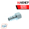 AIGNEP - 262AC STEEL FEMALE PLUG