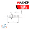 AIGNEP - 265AC STEEL PLUG WITH REST FOR RUBBER HOSE