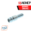 AIGNEP - 265AC STEEL PLUG WITH REST FOR RUBBER HOSE