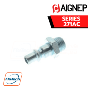 ข้อต่อสวมเร็ว AIGNEP - 271AC Series STEEL MALE PLUG