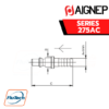 AIGNEP - 275AC Series STEEL PLUG WITH REST FOR RUBBER HOSE