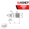 AIGNEP - 401 Series MALE SOCKET