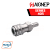 AIGNEP - 405 Series SOCKET WITH REST FOR RUBBER HOSE