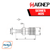 AIGNEP - 405 Series SOCKET WITH REST FOR RUBBER HOSE