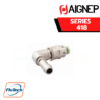 AIGNEP - 418 Series PLUG WITH REST FOR RUBBER HOSE TO 90°