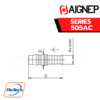 AIGNEP - 505AC Series STEEL PLUG WITH REST FOR RUBBER HOSE