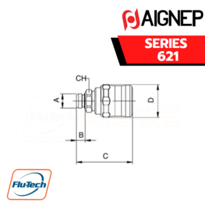 AIGNEP - 621 Series MALE SOCKET