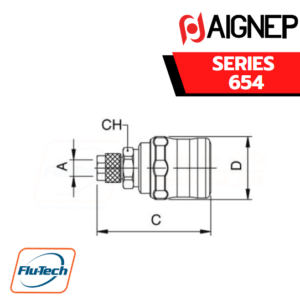 AIGNEP - 654 Series COMPRESSION SOCKET