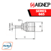 AIGNEP - 665 Series SOCKET WITH REST FOR RUBBER HOSE