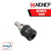 AIGNEP - 665 Series SOCKET WITH REST FOR RUBBER HOSE