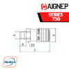 AIGNEP - 730 SERIES MALE TAPER SOCKET