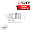 AIGNEP - 731-FKM SERIES MALE CILINDRIC SOCKET WITH OR-FKM