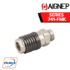 ข้อต่อสวมเร็ว AIGNEP - 741-FKM MALE CILINDRIC SOCKET WITH OR-FKM