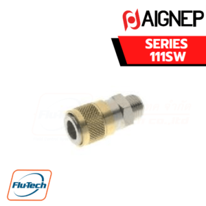 ข้อต่อสวมเร็ว AIGNEP - SERIES 111SW MALE SOCKET WITHOUT SHUTTER