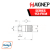 AIGNEP - SERIES 112-FKM FEMALE SOCKET FKM