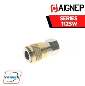 ข้อต่อสวมเร็ว AIGNEP - SERIES 112SW FEMALE SOCKET WITHOUT SHUTTER