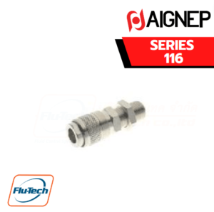 ข้อต่อสวมเร็ว AIGNEP - SERIES 116 BULKHEAD SOCKET WITH MALE THREADED CONNECTION