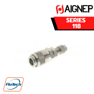 ข้อต่อสวมเร็ว AIGNEP - SERIES 118 BULKHEAD SOCKET WITH COMPRESSION CONNECTION