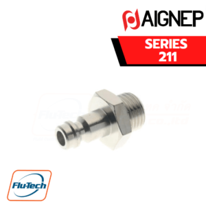 ข้อต่อสวมเร็ว AIGNEP - SERIES 211 MALE PLUG