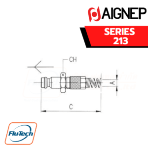 AIGNEP - SERIES 213 COMPRESSION PLUG WITH SPRING