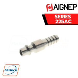 AIGNEP - SERIES 225AC STEEL PLUG WITH REST FOR RUBBER HOSE